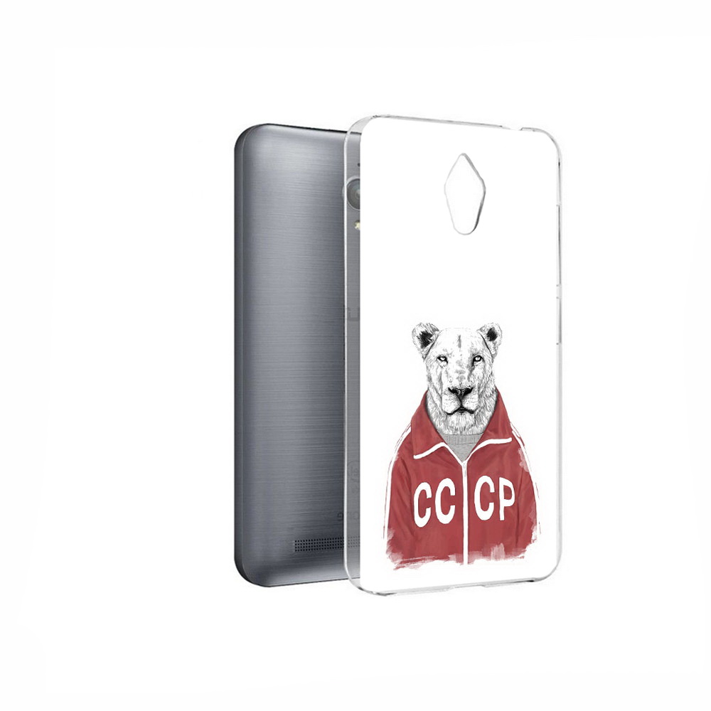 

Чехол MyPads Tocco для Asus ZenFone Go (ZC500TG) львица ссср, Прозрачный, Tocco