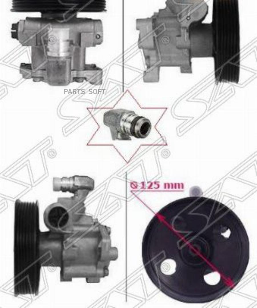 

SAT Насос ГУР MERCEDES E-CLASS/GL/CLASS/M-CLASS 3,2/3,5/5,0/5,5