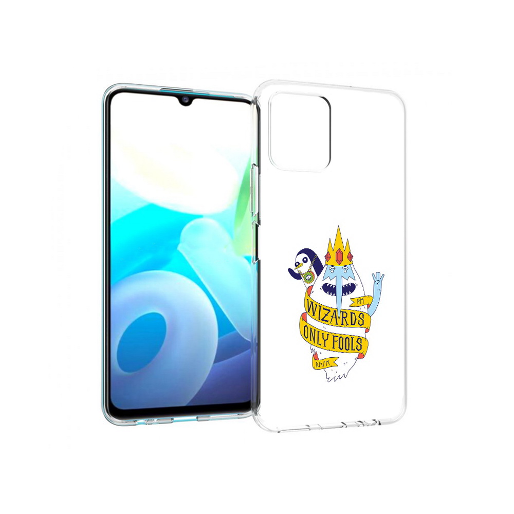 

Чехол MyPads Tocco для Vivo Y15s время приключений снежный король (PT224456.390.278), Прозрачный, Tocco