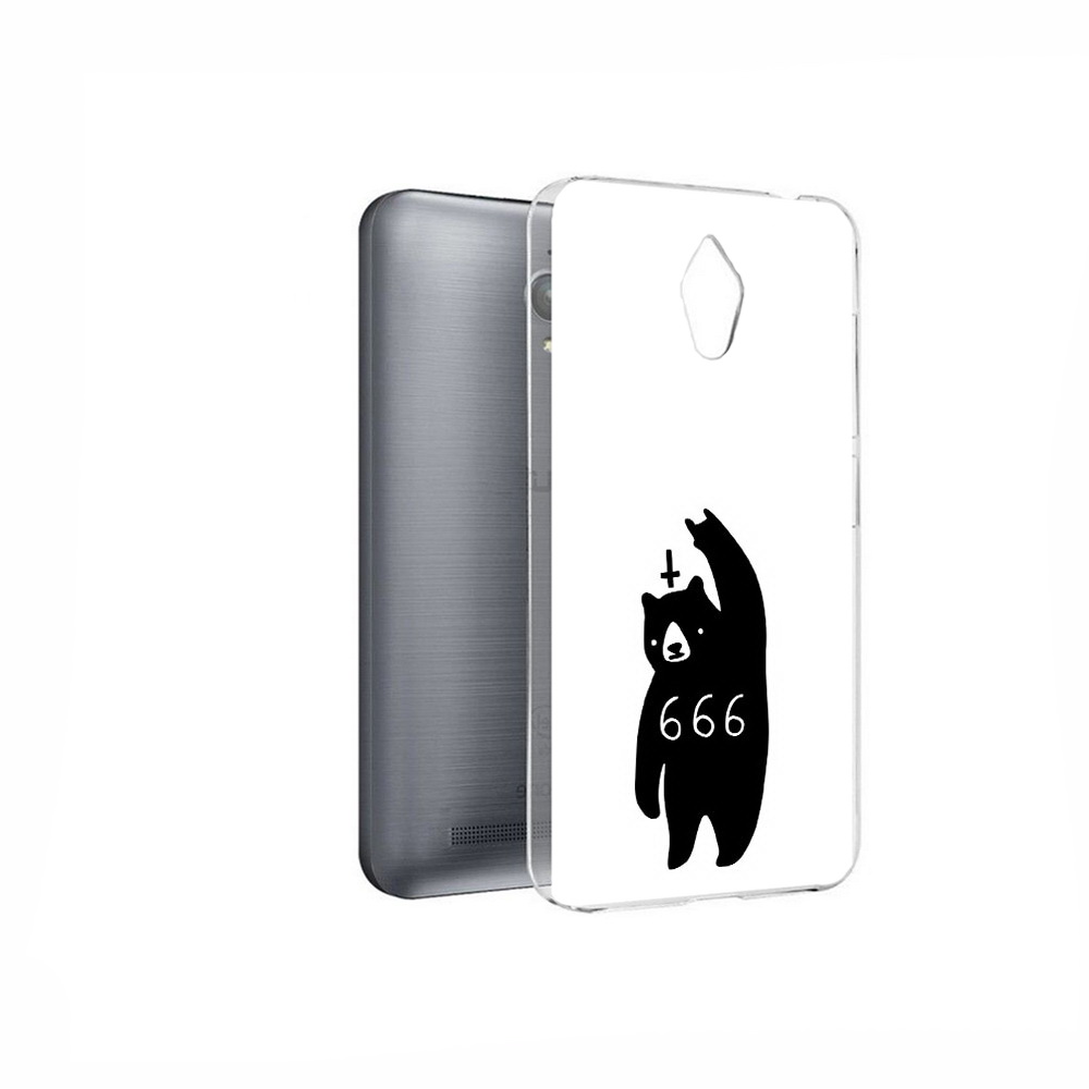 

Чехол MyPads Tocco для Asus ZenFone Go (ZC500TG) медведь 666, Прозрачный, Tocco