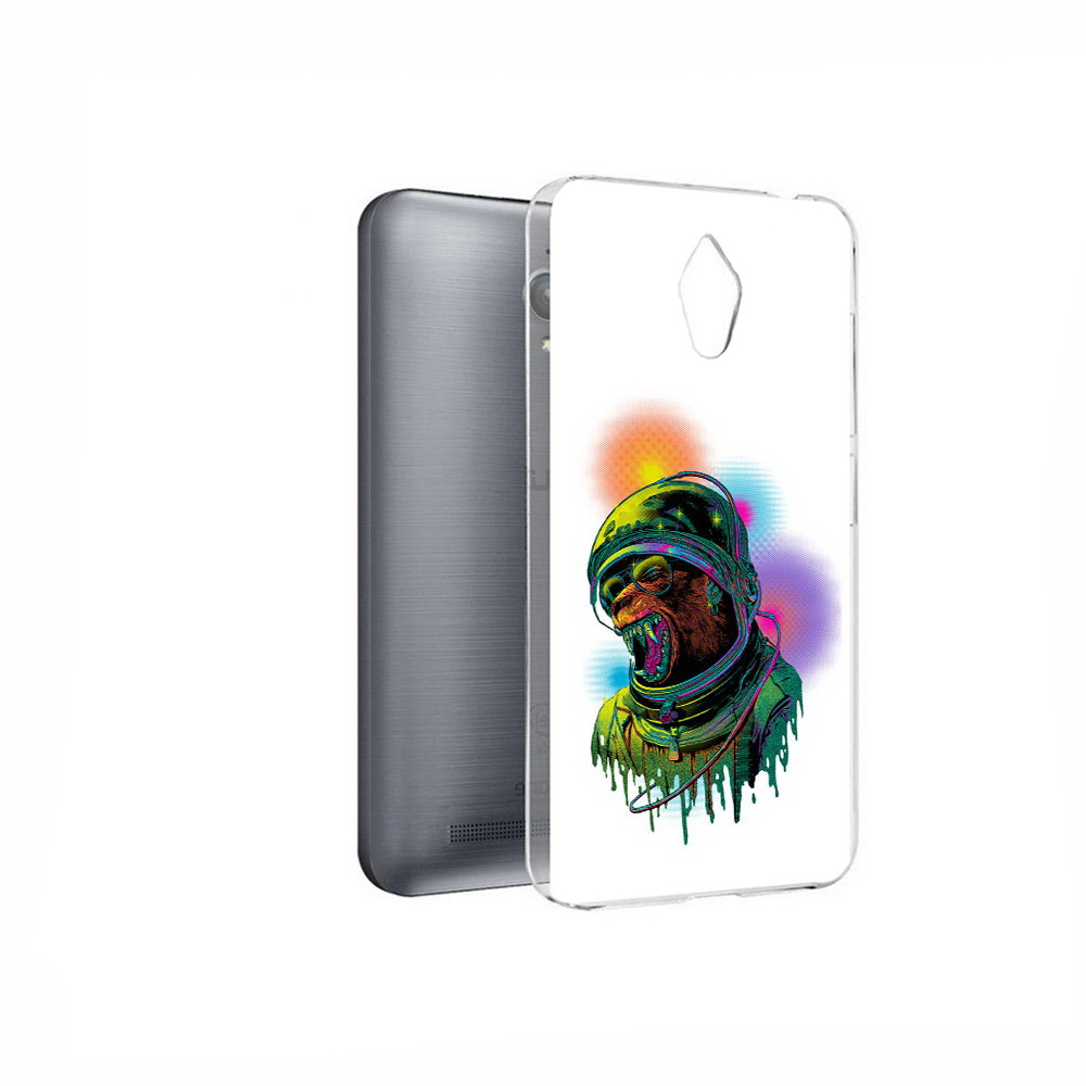 

Чехол MyPads Tocco для Asus ZenFone Go (ZC500TG) медведь космонавт, Прозрачный, Tocco