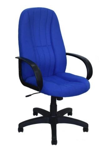 Кресло офисное ЯрКресло Кр27 ТГ Пласт С14 (ткань синяя)