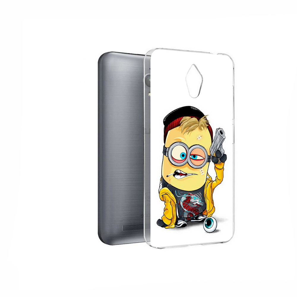 

Чехол MyPads Tocco для Asus ZenFone Go (ZC500TG) миньон бандит, Прозрачный, Tocco