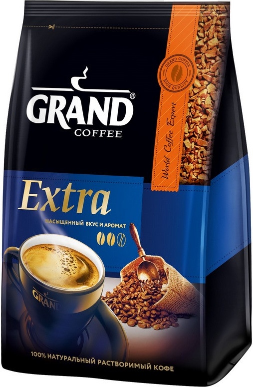 Кофе Grand Extra раств., пакет 500 г