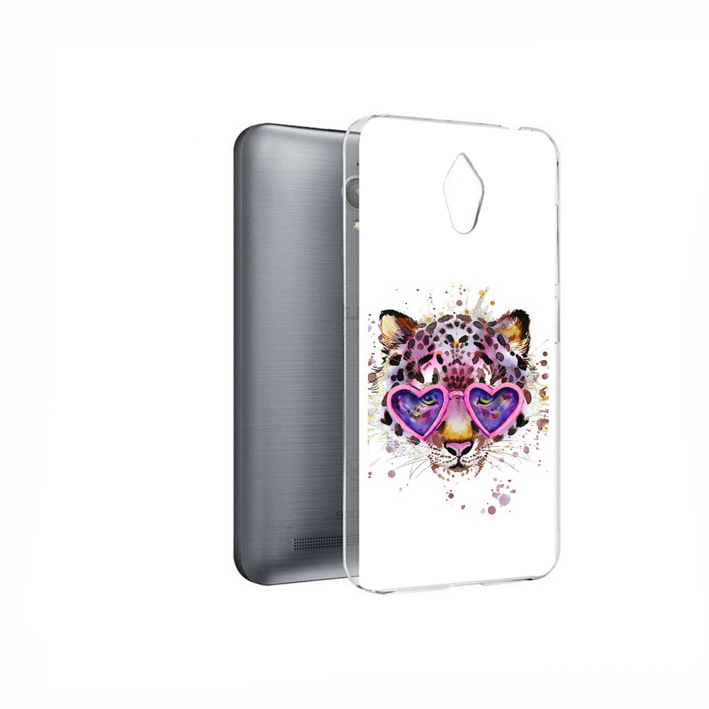 

Чехол MyPads Tocco для Asus ZenFone Go (ZC500TG) модный леопард, Прозрачный, Tocco