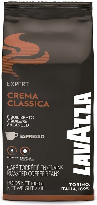 фото Кофе lavazza crema classica expert в зернах, 1кг