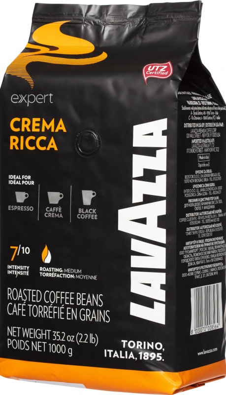 

Кофе Lavazza Crema Ricca Expert в зернах, 1кг