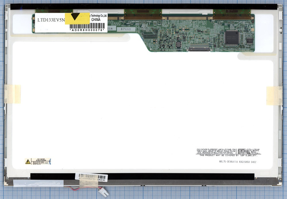 

Матрица ОЕМ для ноутбука LTD133EV5N, совместимая с p/n: LTD133EV5N
