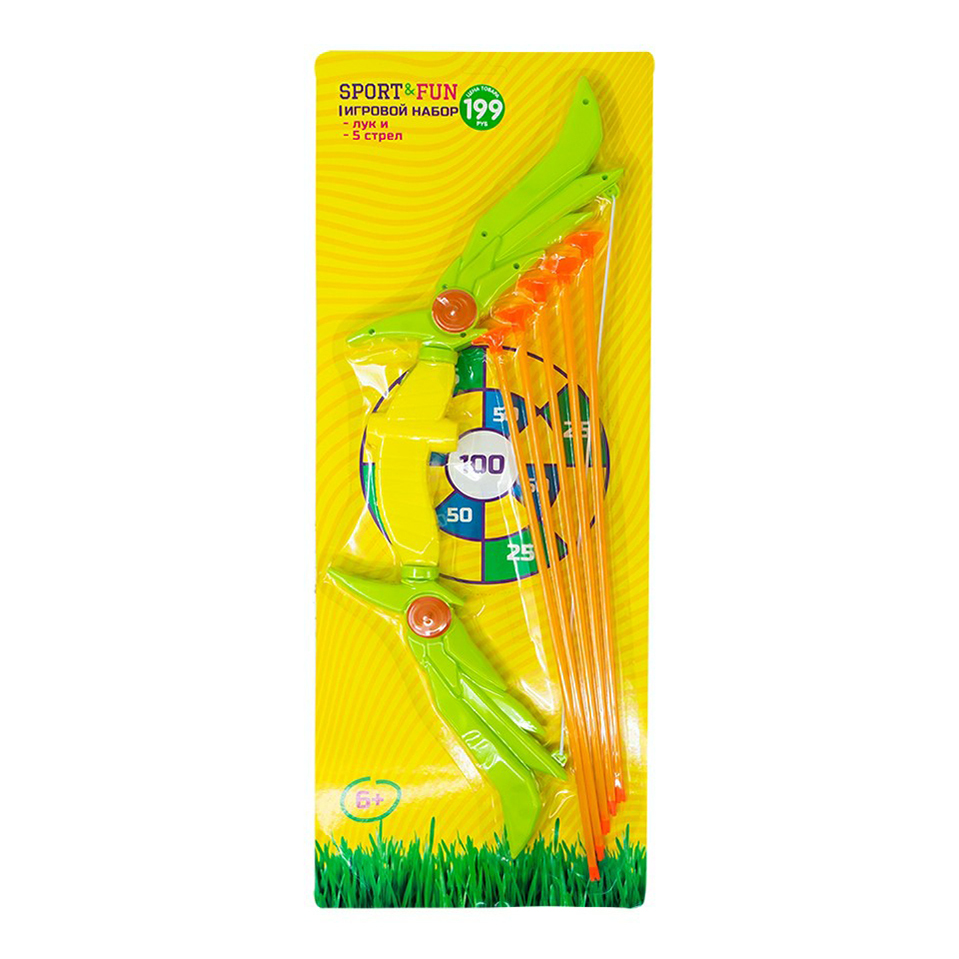 

Игровой набор Лук и стрелы Sport&Fun 5 шт в ассортименте