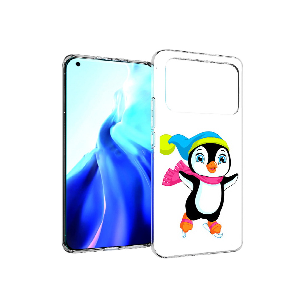 

Чехол MyPads Tocco для Xiaomi Mi 11 Ultra пингвин на коньках (PT160500.261.540), Прозрачный, Tocco
