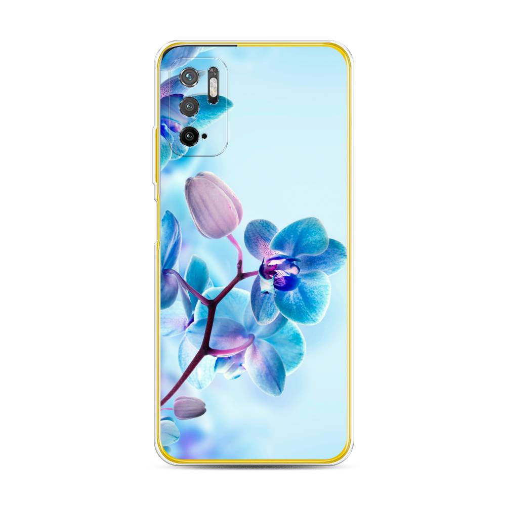 

Чехол Awog на Poco M3 Pro "Голубая орхидея", Разноцветный, 311050-8