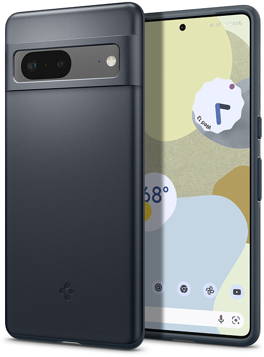 

Чехол Spigen Thin Fit (Acs04707) для Google Pixel 7 (Metal Slate), Черный