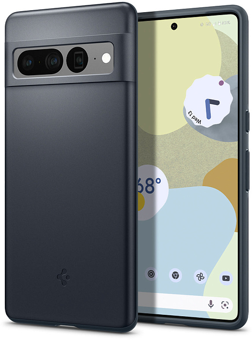 

Чехол Spigen Thin Fit (Acs04734) для Google Pixel 7 Pro (Metal Slate), Черный