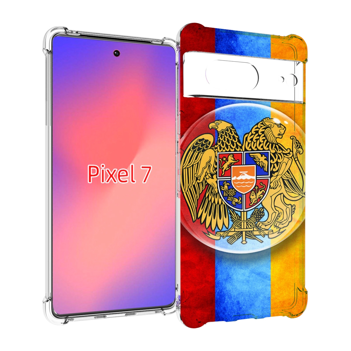 

Чехол Mypads Герб Флаг Армении Для Google Pixel 7, Прозрачный, Tocco