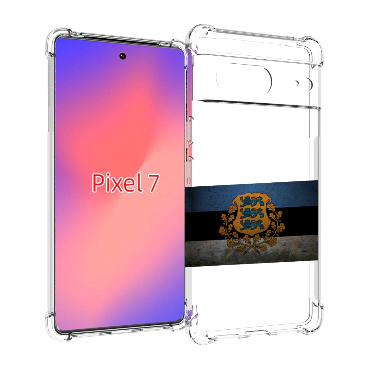 

Чехол Mypads Герб Флаг Эстонии-1 Для Google Pixel 7, Прозрачный, Tocco