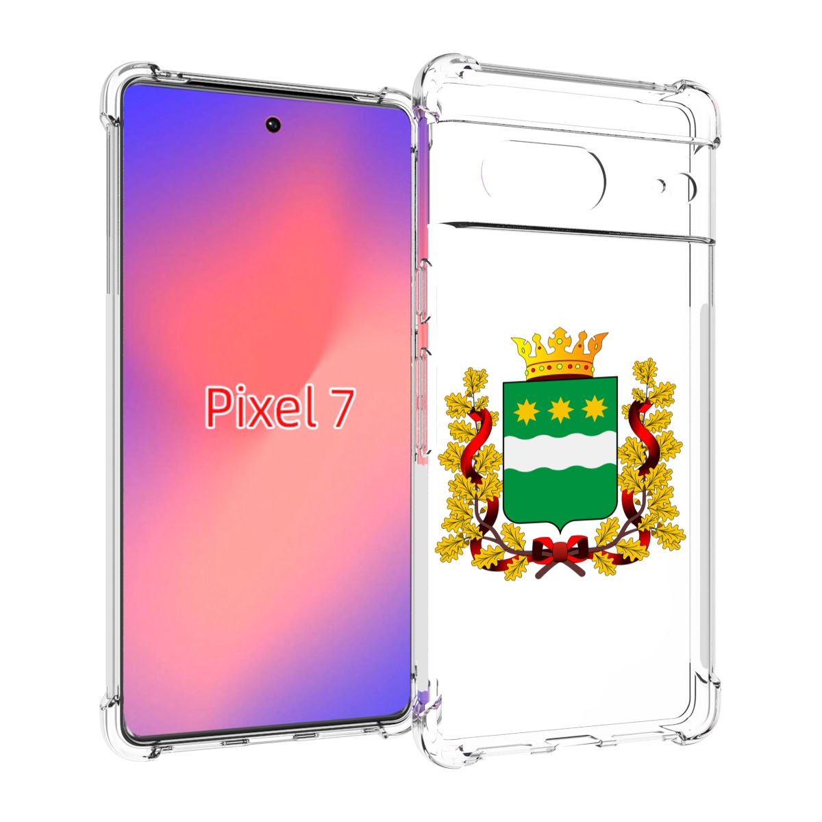 

Чехол Mypads Герб-Амурскои-Области Для Google Pixel 7, Прозрачный, Tocco