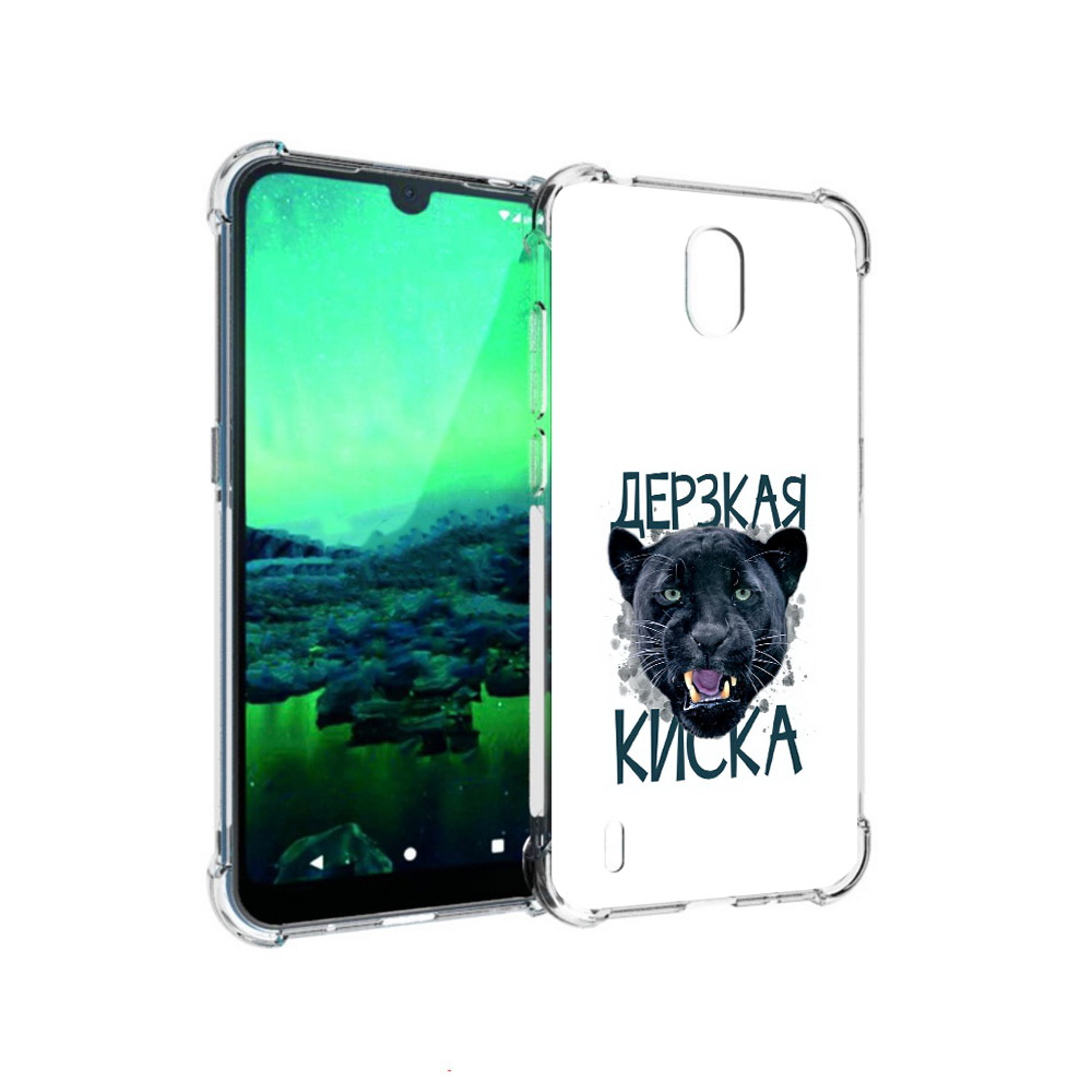 

Чехол MyPads Tocco для Nokia 1.3 дерзкая киска (PT227048.104.319), Прозрачный, Tocco