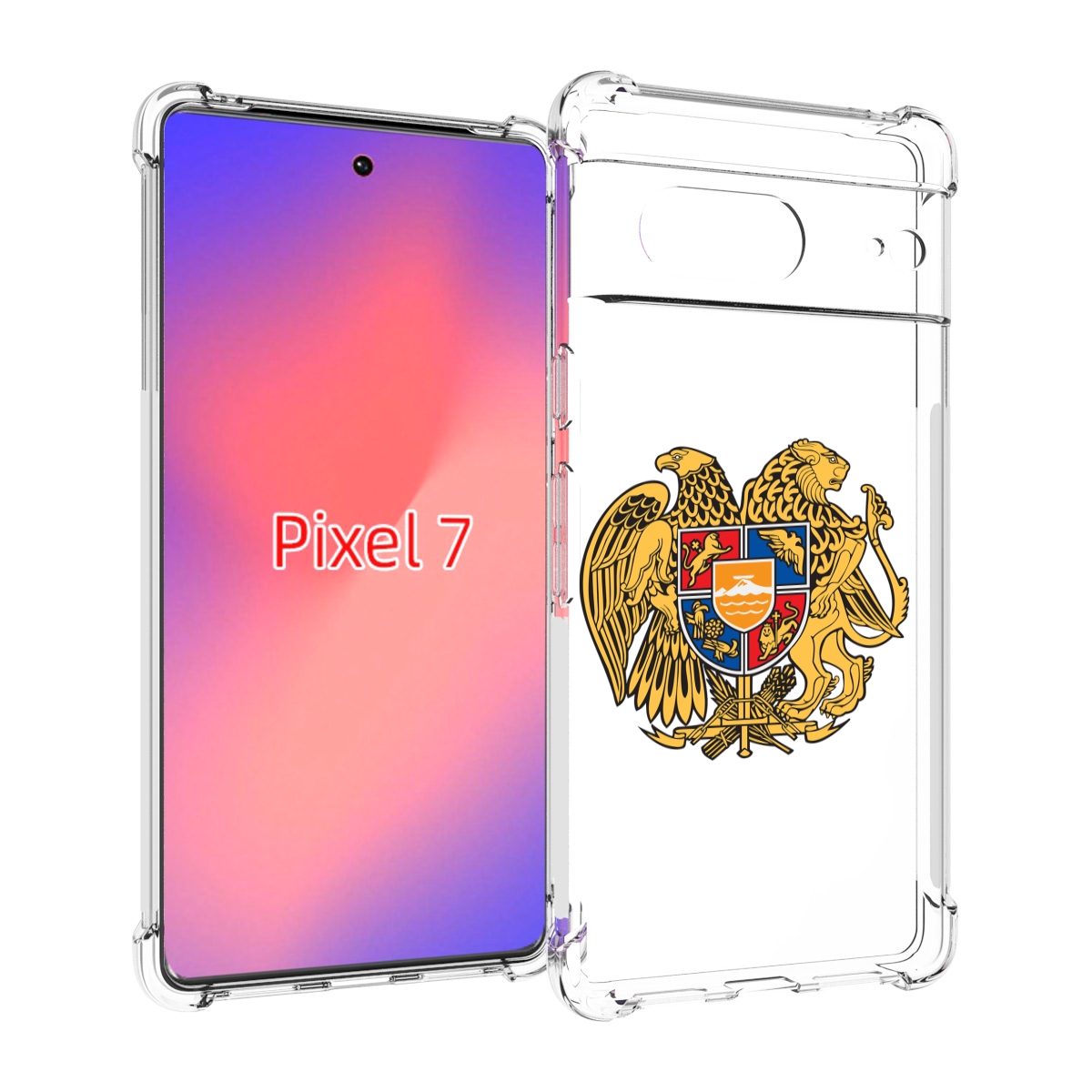 

Чехол Mypads Герб-Армении Для Google Pixel 7, Прозрачный, Tocco