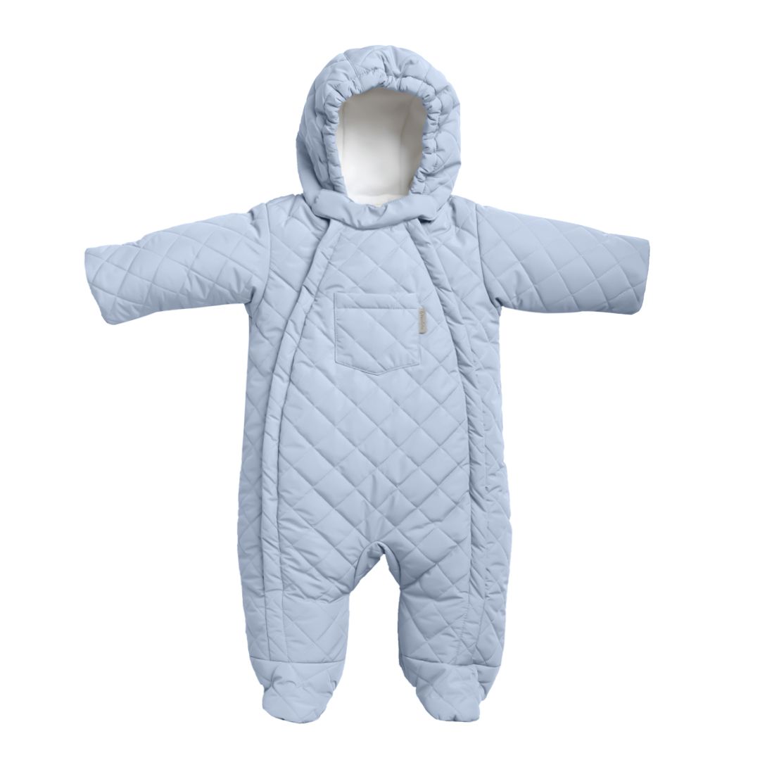 Комбинезон детский Mansita Tiny зимний, цв.голубой (р.62-68) 22.061.BLUE