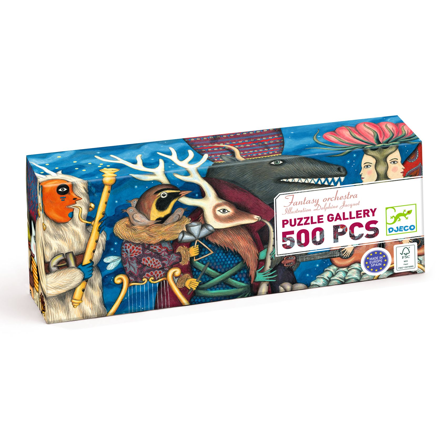 

Пазл DJECO Оркестр 500 дет, PUZZLE GALLERY