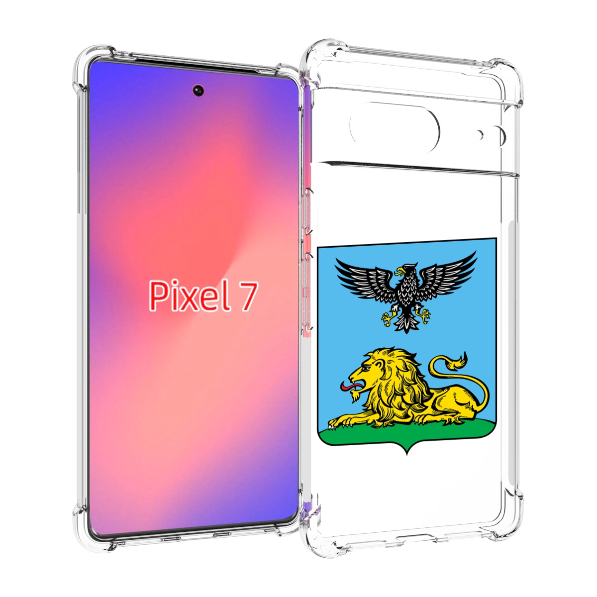 

Чехол Mypads Герб-Белгородскои-Области Для Google Pixel 7, Прозрачный, Tocco