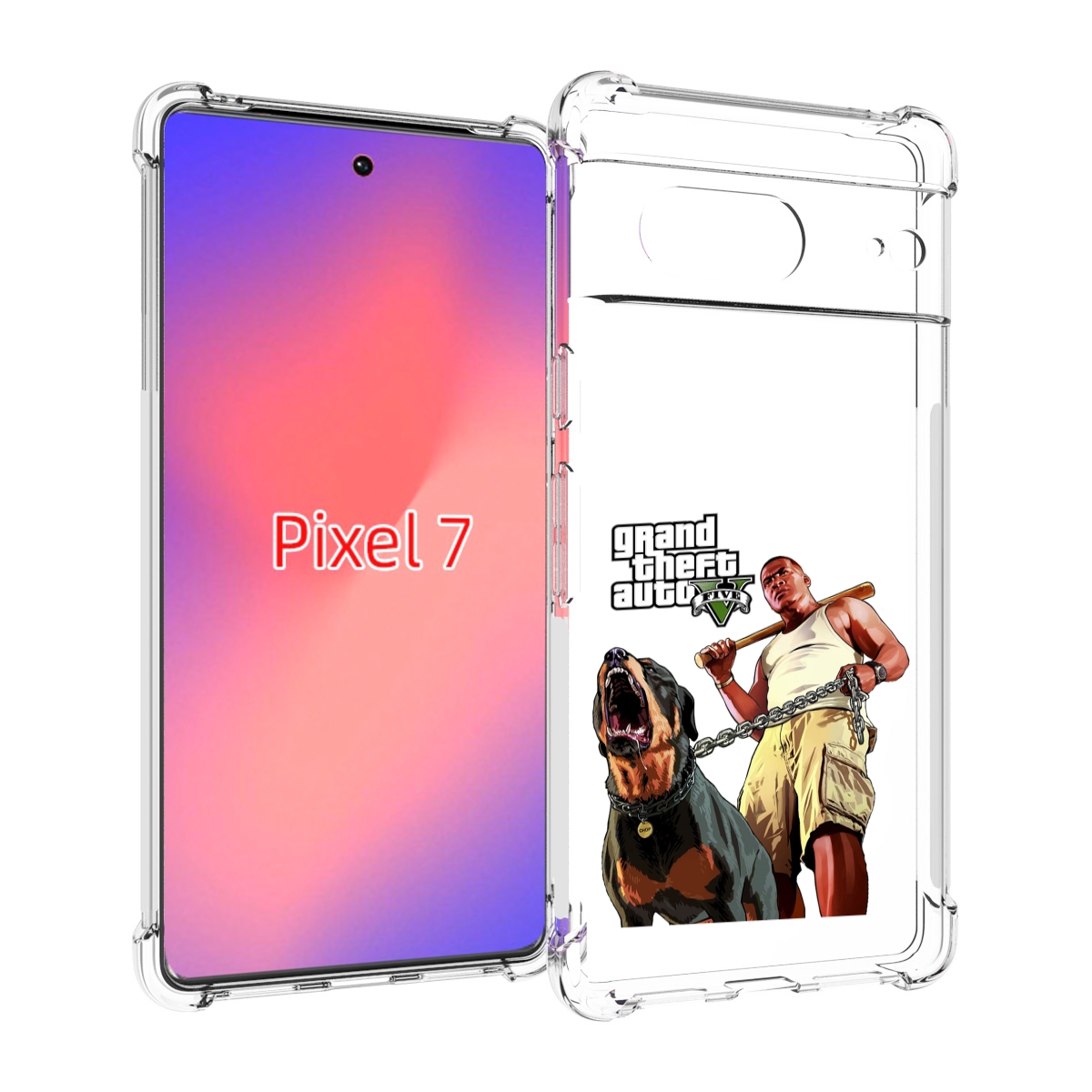 

Чехол Mypads Gta Грозная Собака Для Google Pixel 7, Прозрачный, Tocco