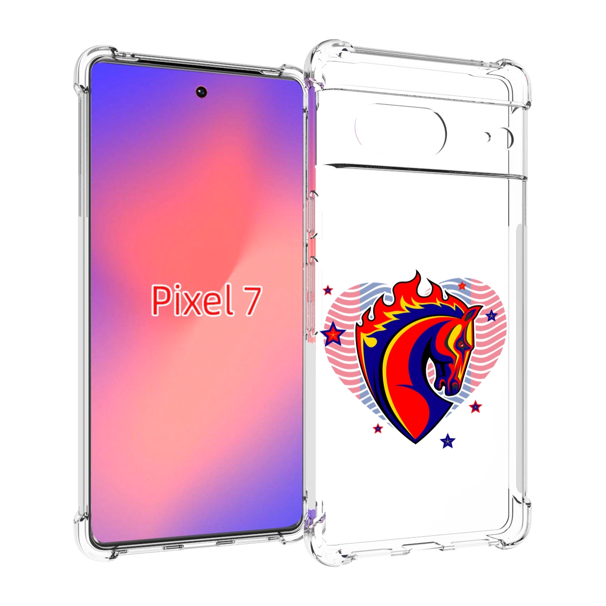 

Чехол Mypads Фк Цсл Лошадь Для Google Pixel 7, Прозрачный, Tocco
