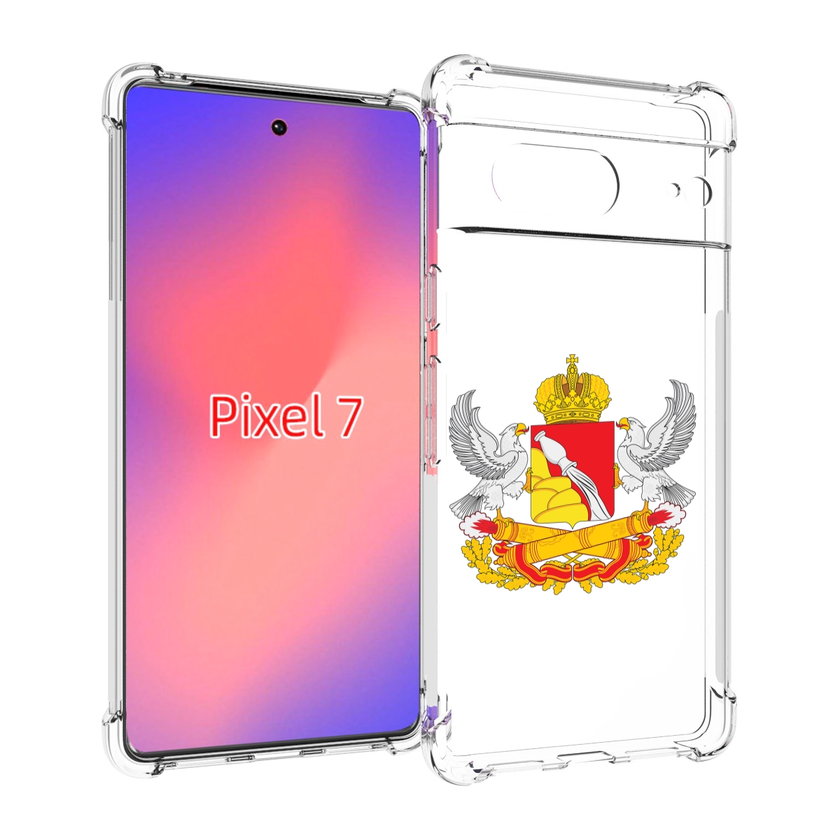 

Чехол Mypads Герб-Воронежскои-Области Для Google Pixel 7, Прозрачный, Tocco