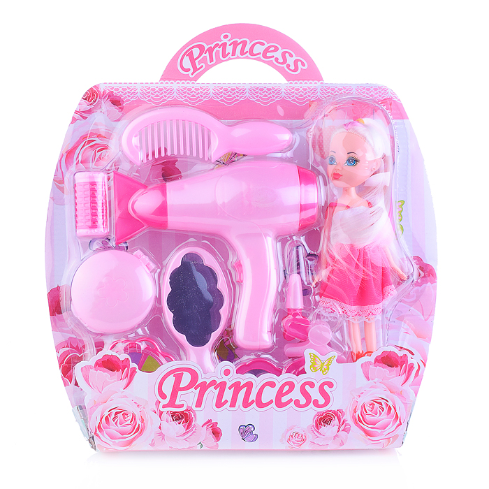 

Игровой набор "Стилист" HC465E в коробке, Розовый