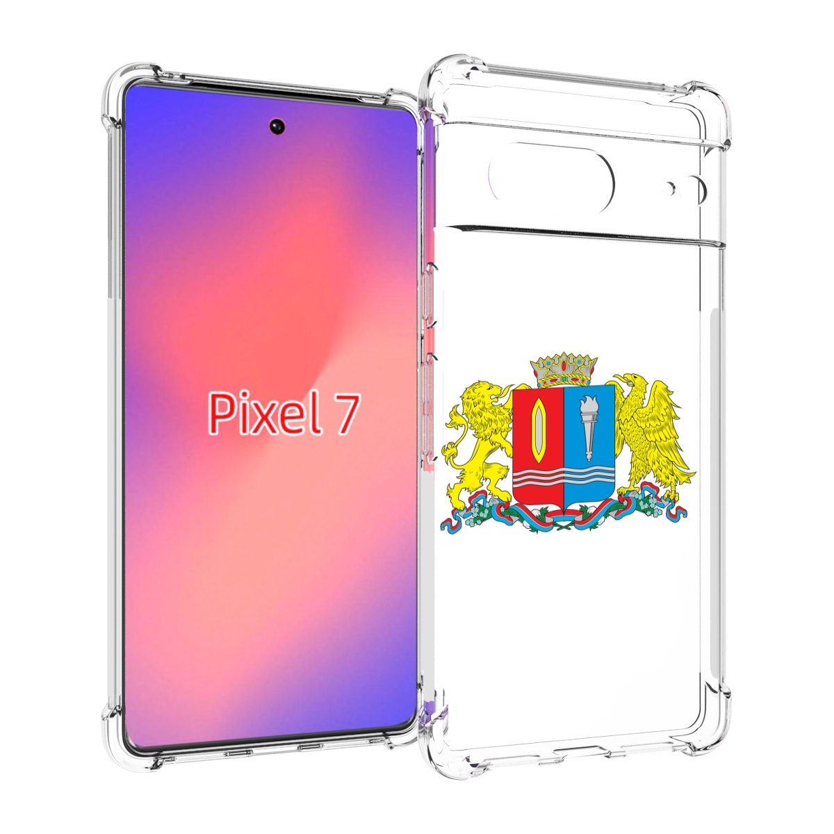 

Чехол Mypads Герб-Иваноскои-Области Для Google Pixel 7, Прозрачный, Tocco