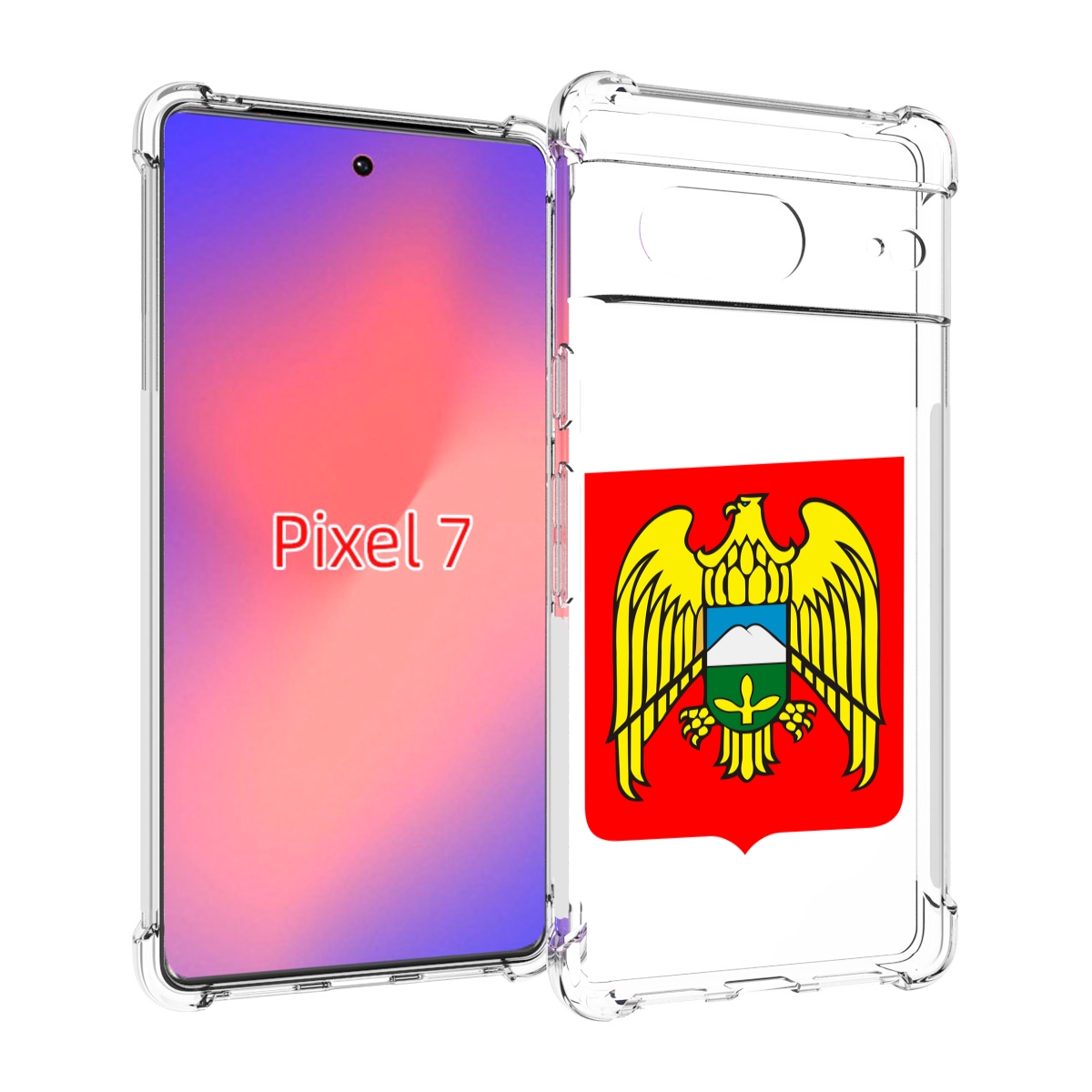 

Чехол Mypads Герб-Кабардино-Балкария-Нальчик Для Google Pixel 7, Прозрачный, Tocco