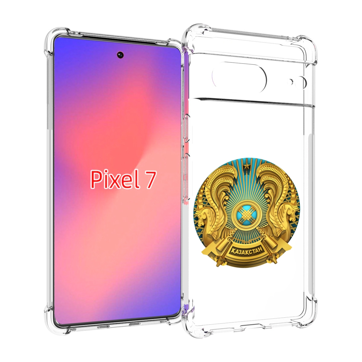 

Чехол Mypads Герб-Казахстана Для Google Pixel 7, Прозрачный, Tocco