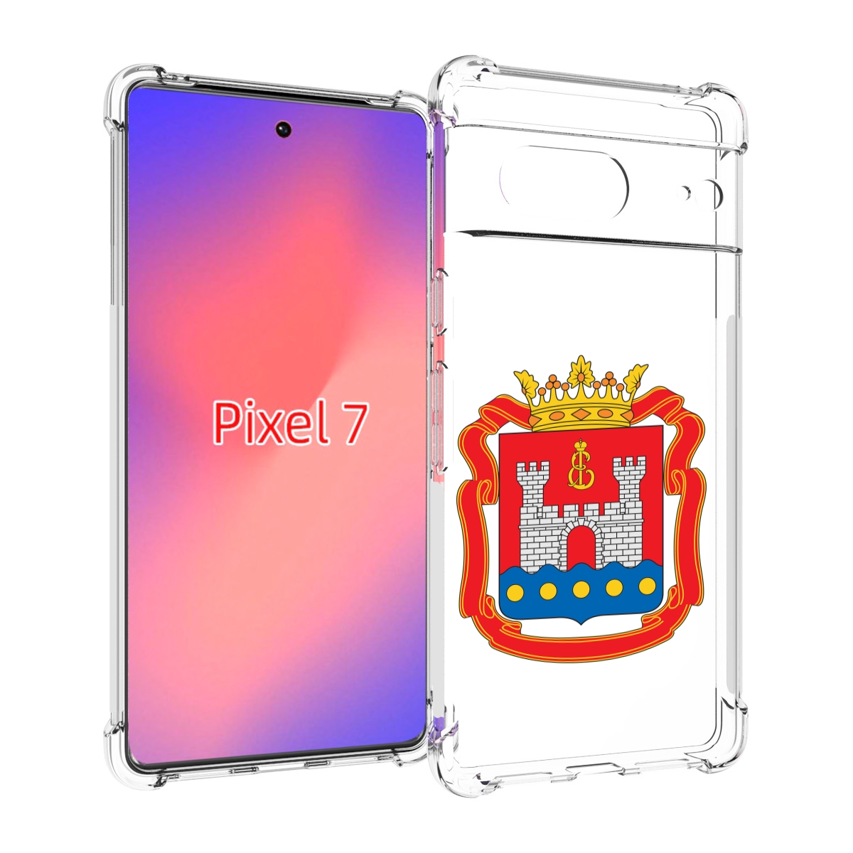 

Чехол Mypads Герб-Калининградская-Область Для Google Pixel 7, Прозрачный, Tocco