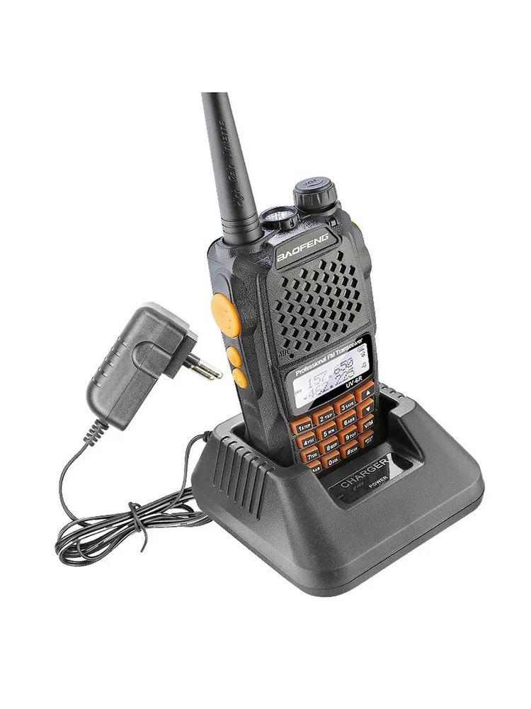 

Рация (радиостанция) Baofeng UV-6R, 5 Ватт, 10 км, Черный, UV-6R