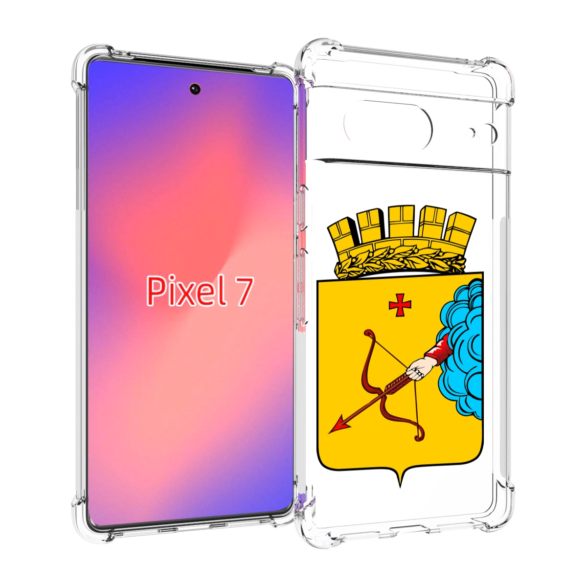 

Чехол Mypads Герб-Кировская-Область Для Google Pixel 7, Прозрачный, Tocco