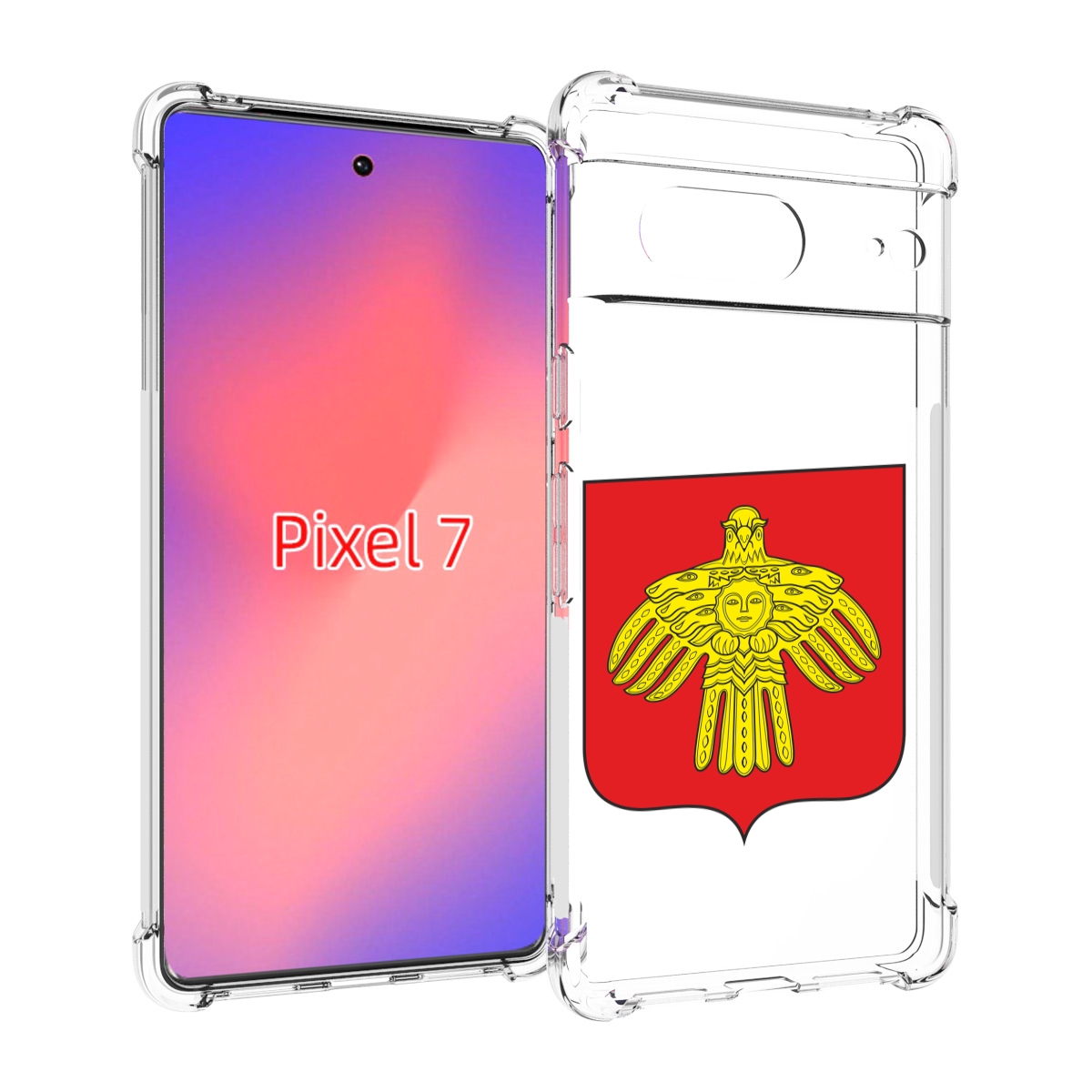 

Чехол Mypads Герб-Коми-Сыктывкар Для Google Pixel 7, Прозрачный, Tocco