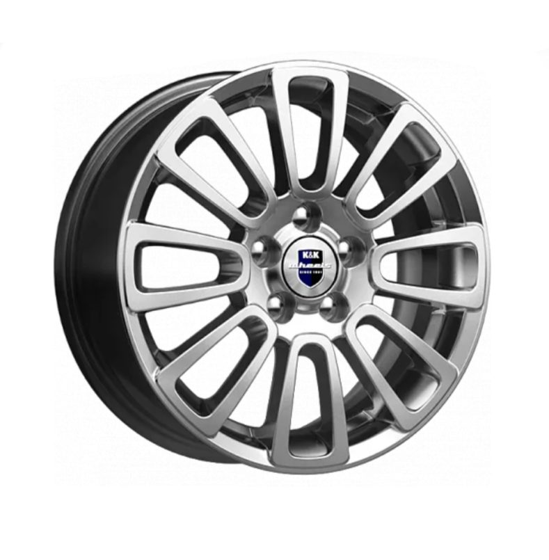 

R15 5X100 6J Et40 D67,1 К&К Неман (Кс717) Дарк Платинум K&K арт. 71163, Серебристый