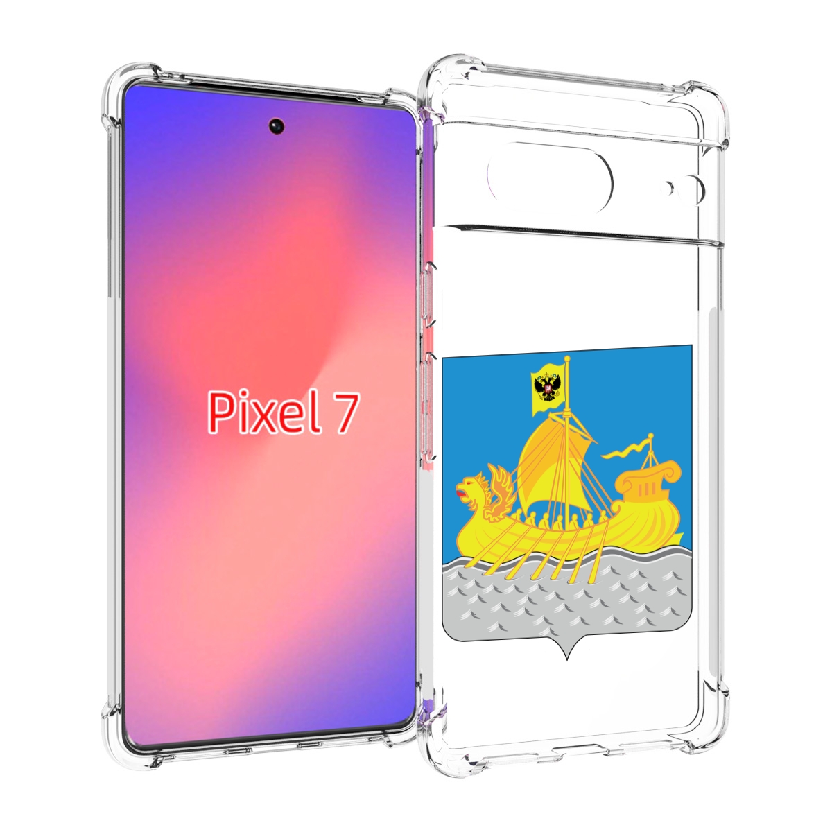 

Чехол Mypads Герб-Косромская-Область Для Google Pixel 7, Прозрачный, Tocco