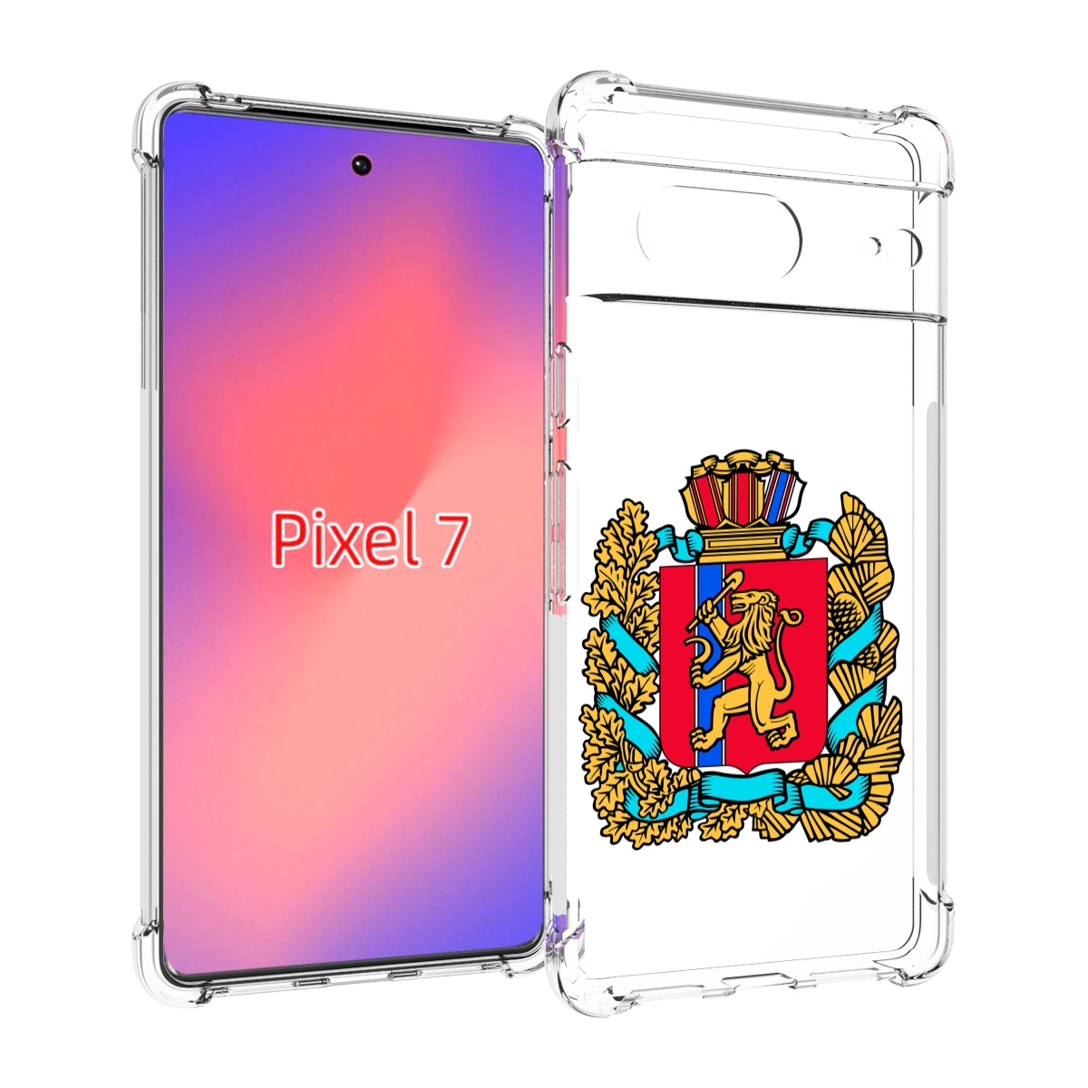

Чехол Mypads Герб-Красноярскии-Краи Для Google Pixel 7, Прозрачный, Tocco