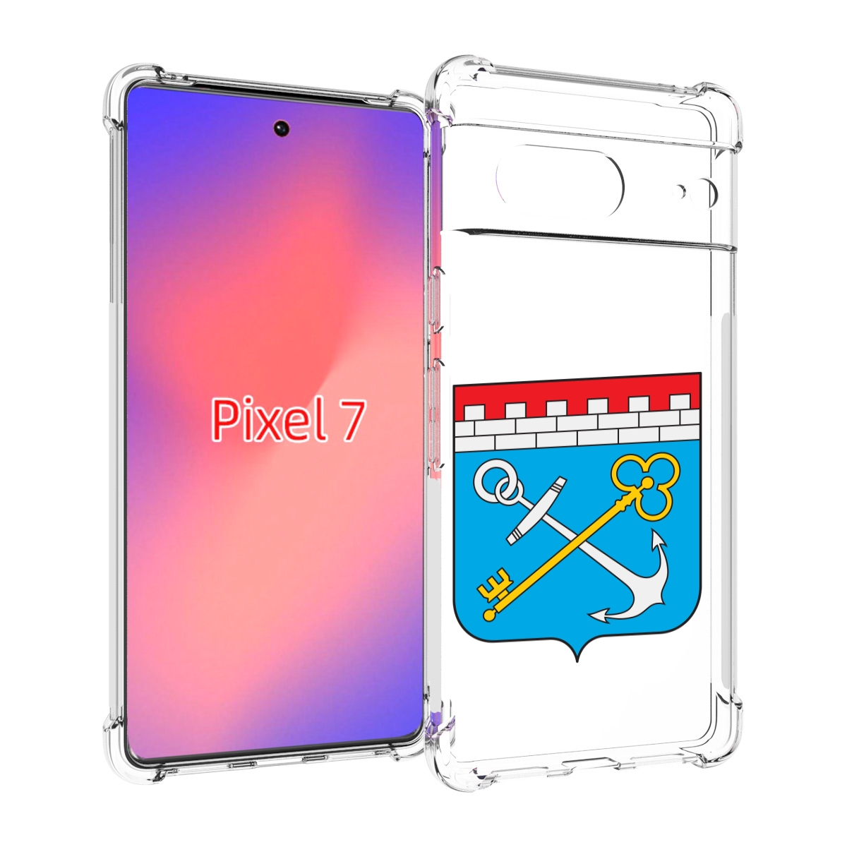 

Чехол Mypads Герб-Ленинградская-Область-Питер Для Google Pixel 7, Прозрачный, Tocco
