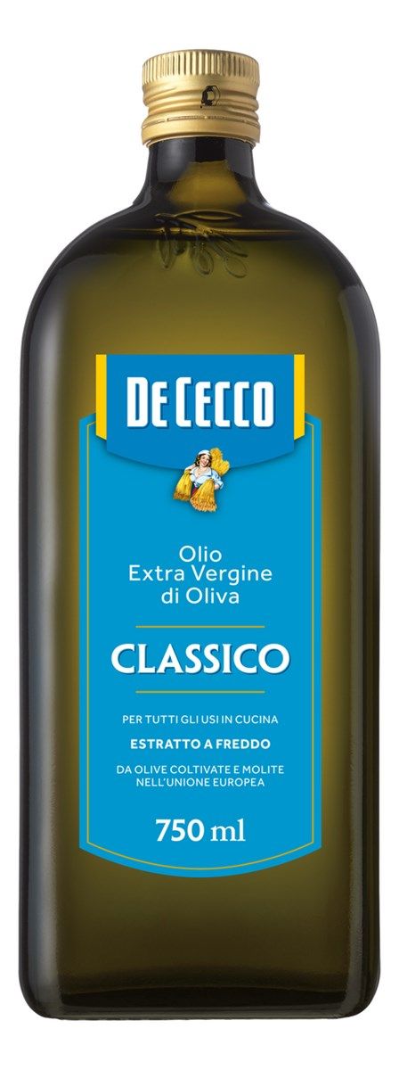 Оливковое масло De Cecco Classico Extra Virgen нерафинированное 750 мл