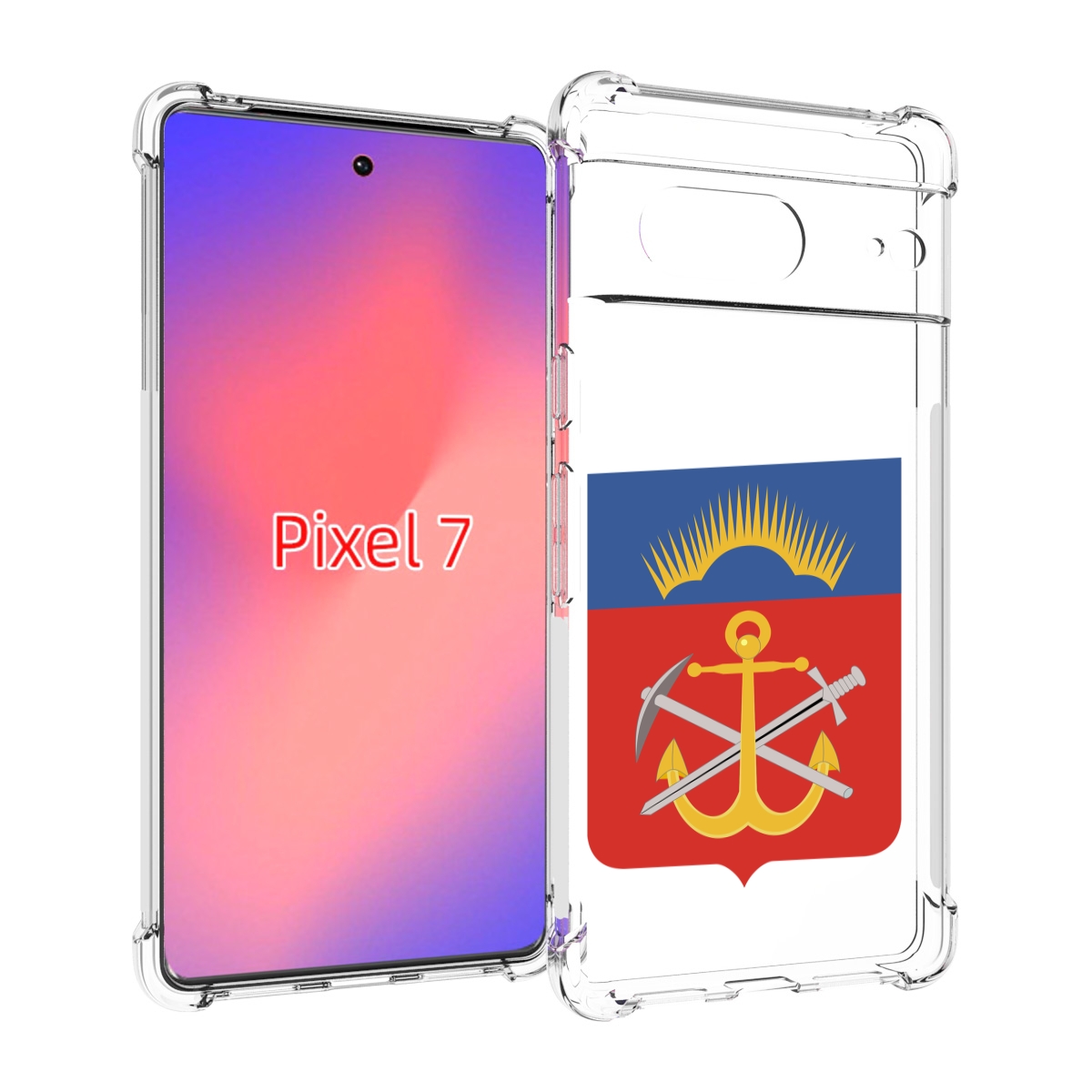 

Чехол Mypads Герб-Мурманская-Область Для Google Pixel 7, Прозрачный, Tocco