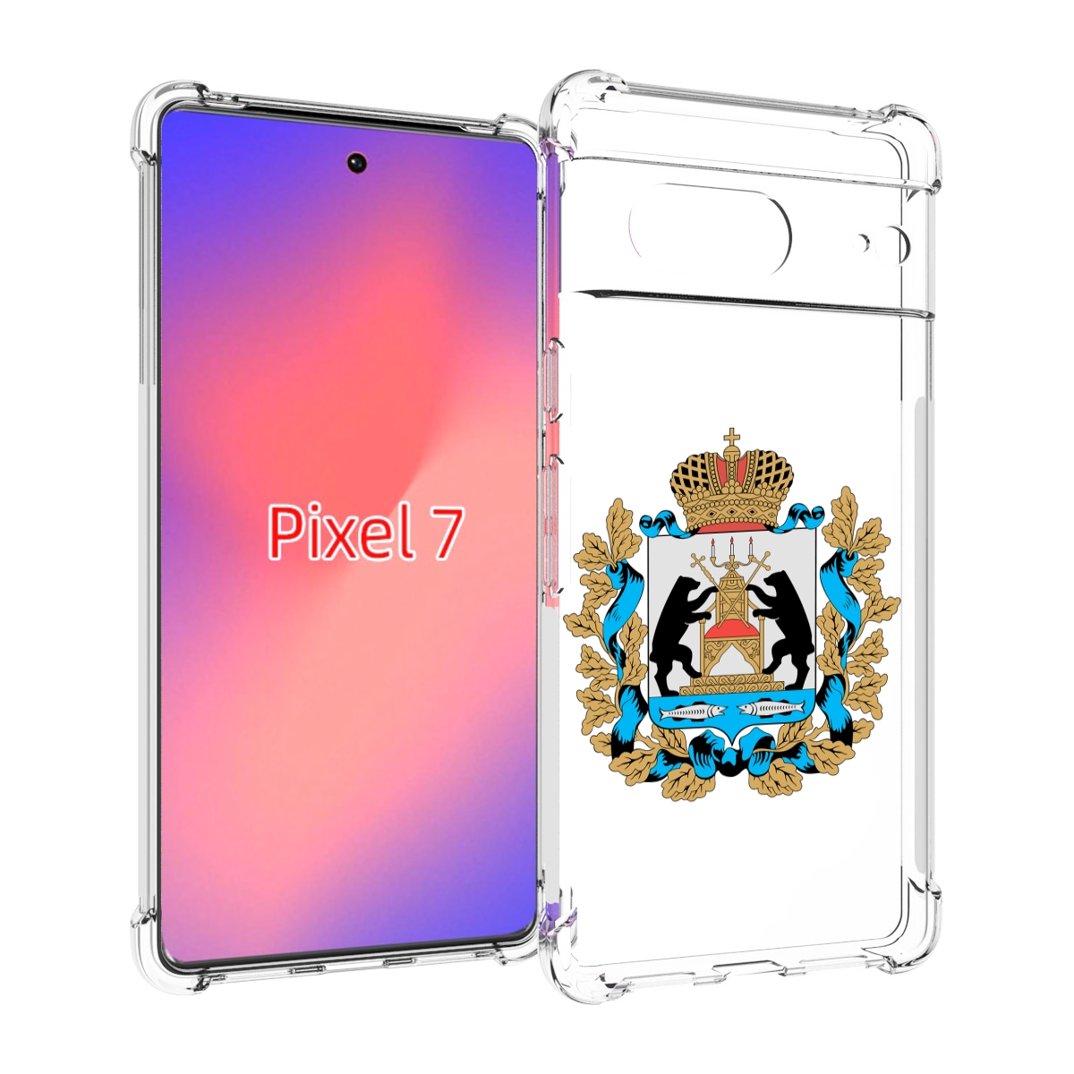 

Чехол Mypads Герб-Новгородская-Область Для Google Pixel 7, Прозрачный, Tocco