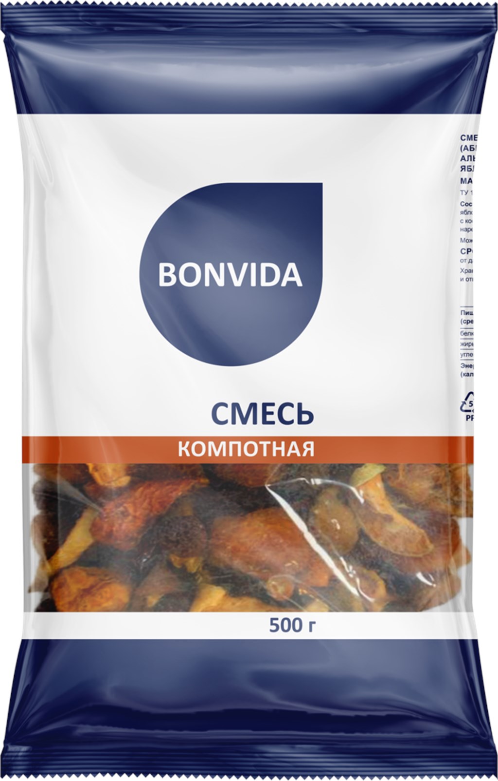 Компотная смесь Bonvida 500 г 140₽