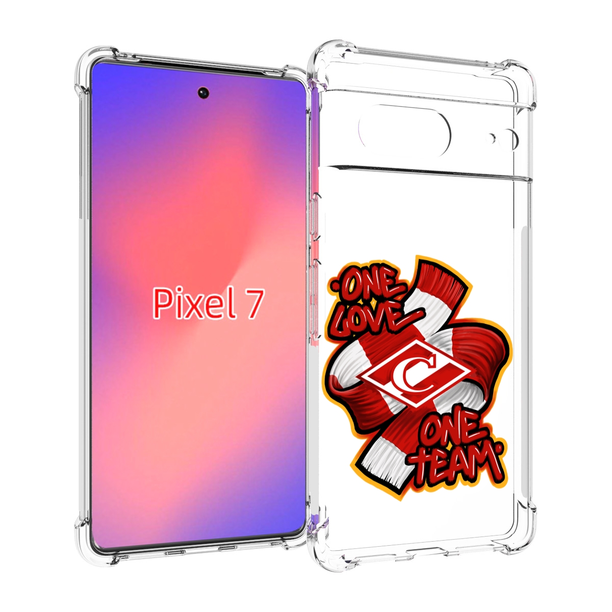 

Чехол Mypads Фк Спарак 1 Любовь Для Google Pixel 7, Прозрачный, Tocco