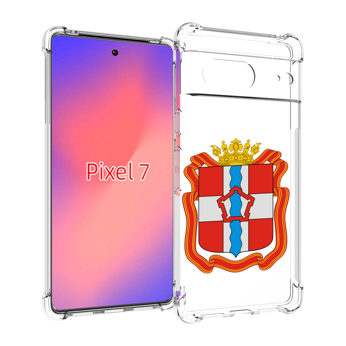 

Чехол Mypads Герб-Омскои-Области Для Google Pixel 7, Прозрачный, Tocco