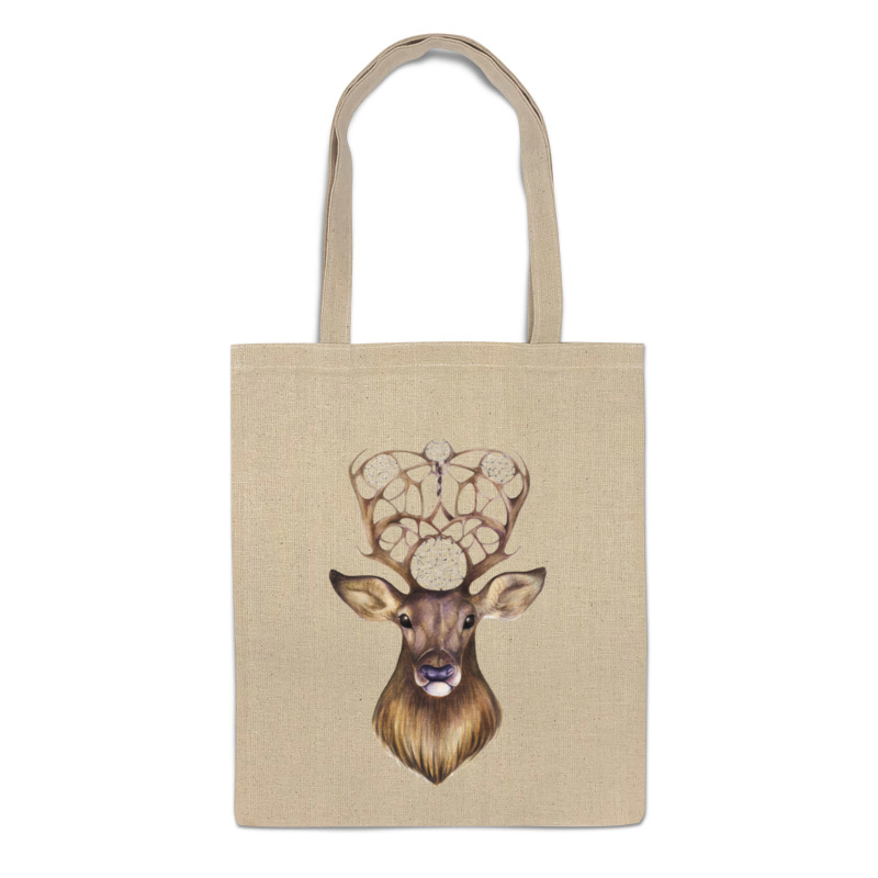 

Сумка-шоппер унисекс Printio 387036, бежевый, 387036