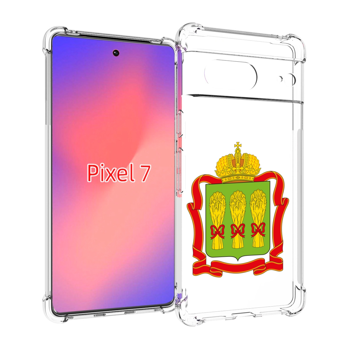

Чехол Mypads Герб-Пензенская-Область Для Google Pixel 7, Прозрачный, Tocco