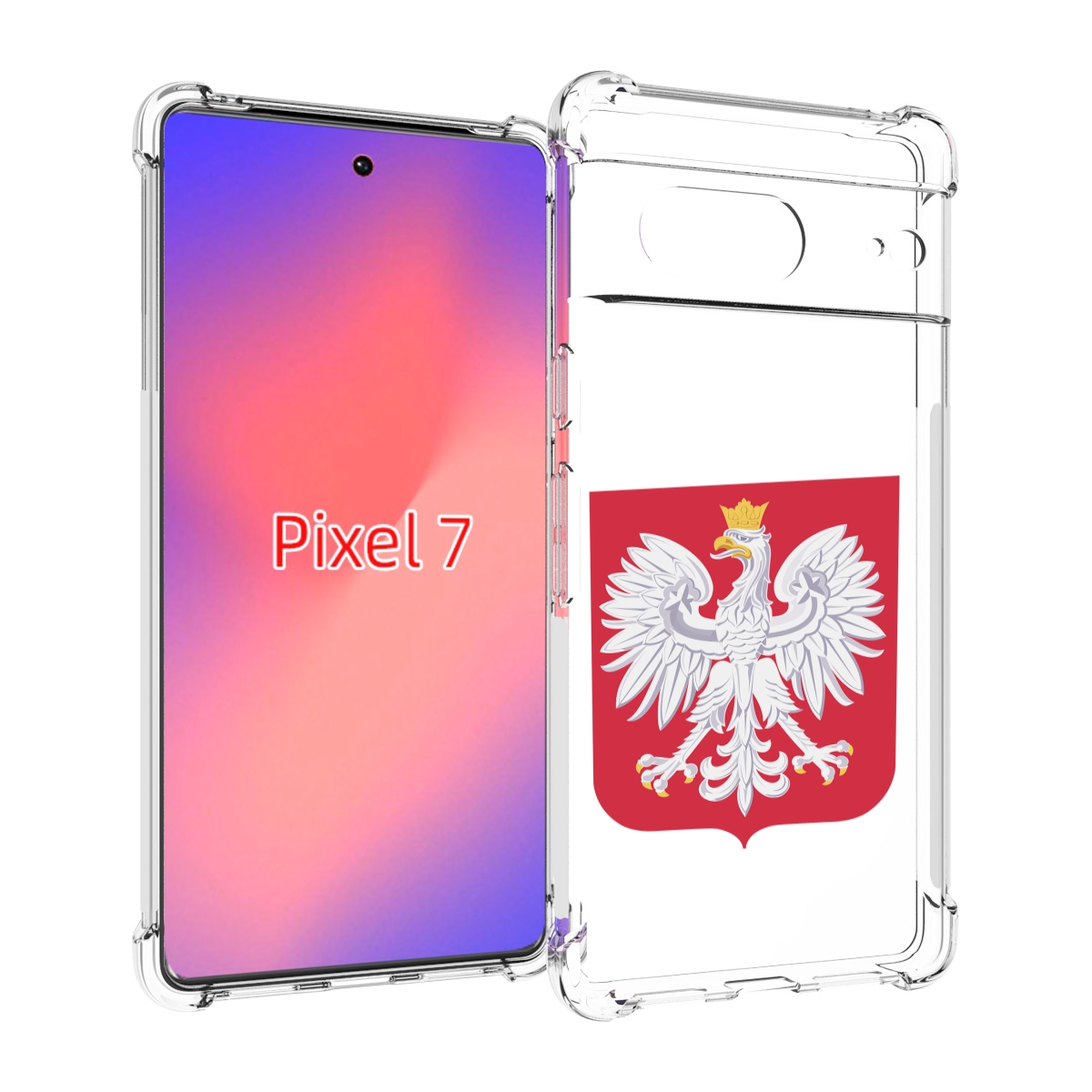 

Чехол Mypads Герб-Польши Для Google Pixel 7, Прозрачный, Tocco