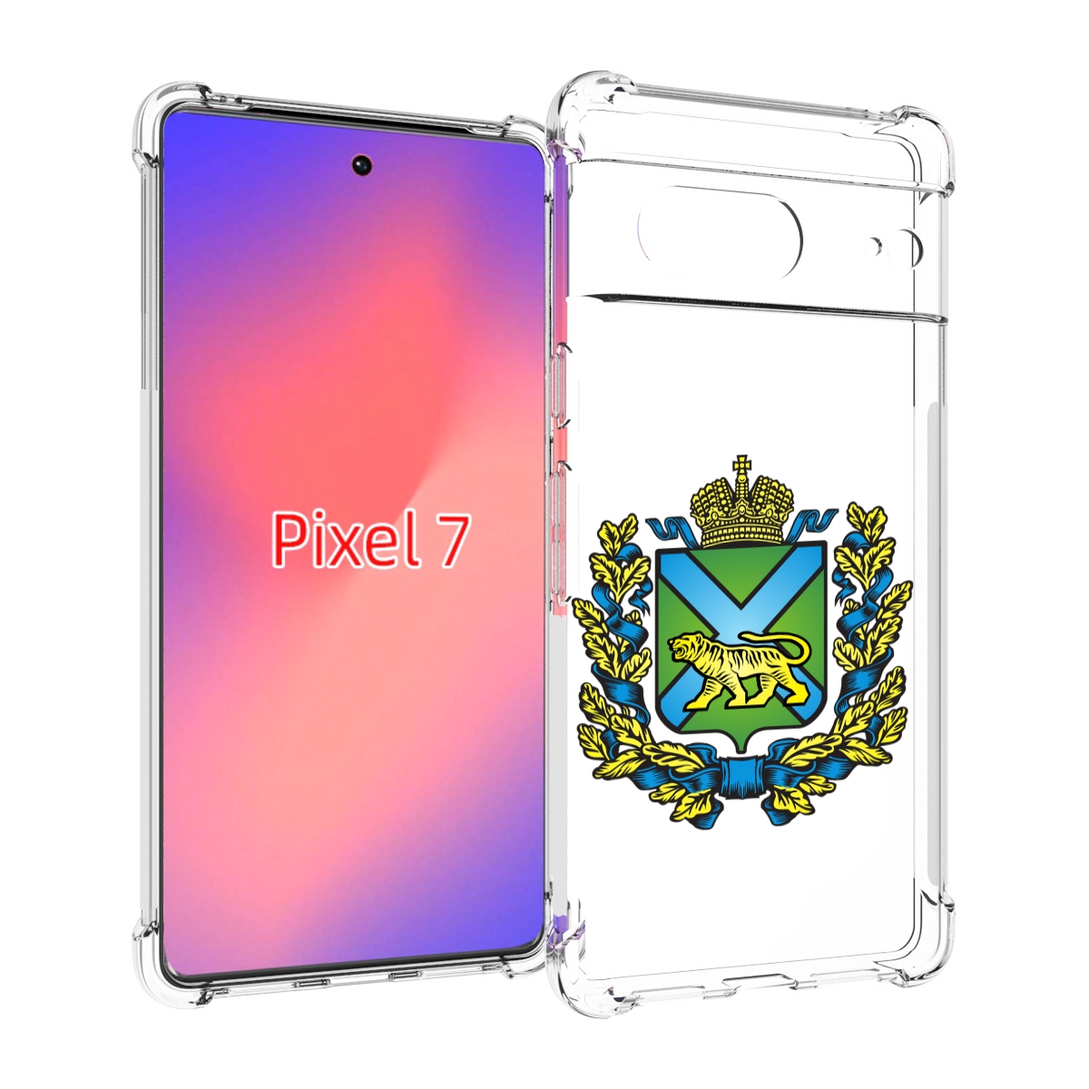 

Чехол Mypads Герб-Приморскии-Краи Для Google Pixel 7, Прозрачный, Tocco